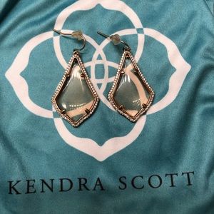 Alex Clear peach lux rose gold frame Kendra Scott